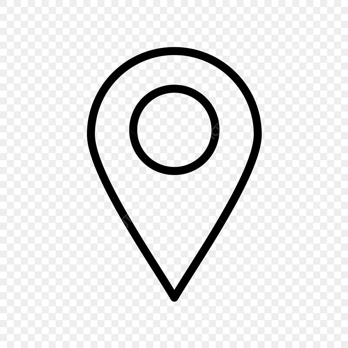 pngtree location vector icon white transparent background png image_5249042